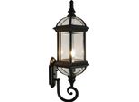 Lampada Da Esterno - Lanterna Da Giardino - 220 V Ca - Non Dimmerabile - Senza Lampadina - - Alloggiamento In Gomma - Richiede Montaggio - Nero