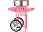 Macchina Per Zucchero Filato, Elevata Capacità Produttiva, Facile Da Usare, Rosa Con Carrello