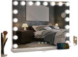 Specchio Cosmetico, Illuminato A Led, Funzione Touch Sensor, Bianco