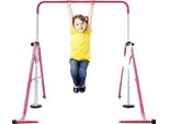 Sbarra Per Trazioni, Altezza Regolabile 115-155 Cm, Design Pieghevole, Carico Massimo 80 Kg, Per Bambini Dai 3 Agli 8 Anni, Uso Interno/Esterno