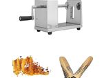 Tagliapatate A Spirale, Funzionamento Manuale, Design Ergonomico, Argento
