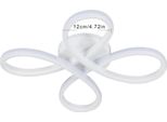 Plafone, Design Moderno, Efficienza Energetica, Bianco, M, Bianco Caldo