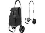 Carrello Della Spesa Pieghevole, Lega Di Alluminio, Capacità 40 L, Dimensioni 43 X 36 X 103 Cm, Portata 50 Kg+, Dimensioni Ruote 21 Cm