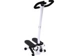 Stepper Fitness, Altezza Regolabile, Monitor Lcd, Nero