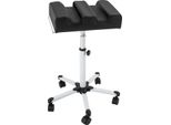 Sgabello Per Pedicure, Regolabile In Altezza, Design Mobile, Nero
