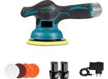 Lucidatrice Per Auto A Batteria, Regolabile Su 8 Velocità, Design Resistente, 2 Batterie