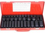Set Di Avvitatori A Impatto, 35 Pezzi, Attacco Da 1/2", Dimensioni Delle Prese Da 8 Mm A 32 Mm, Superficie Resistente Alla Corrosione, Compatibile Con Avvitatori A Impatto"