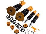 Kit Sospensioni Coilover, 4 Pezzi, Ammortizzatore Regolabile, 24 Posizioni Di Regolazione, Rigidità Molla Anteriore 7 Kg/Mm, Rigidità Molla Posteriore 4 Kg/Mm