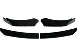Paraurti Anteriore Splitter, Vestibilità Universale, Facile Installazione, Nero Lucido