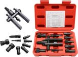 Set Di Estrattori Per Cuscinetti, 10 Pezzi, Dimensioni Delle Pinze Da 8 Mm A 25 Mm, Acciaio Legato Di Alta Qualità, Inclusa Valigetta A Forma Di Bolla, Versatile Per Applicazioni Motociclistiche