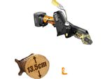 Potatore Elettrico, Motore Brushless, Design Ergonomico, Giallo, Due Batterie
