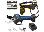 Potatore Elettrico, Potenza 1050 W, Design Leggero, Blu, Due Batterie