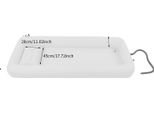 Vasca Da Bagno Gonfiabile, Struttura In Pvc, Design Confortevole, Bianco
