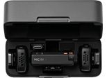 Microfono Lavalier, Connessione Wireless, Cancellazione Attiva Del Rumore, Mic Mini 2TX 1RX Con Custodia Di Ricarica