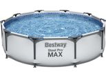 Bestway 56408 Piscina Fuori Terra Rotonda In Acciaio Pro Max 305X76 Cm