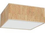 Lampada Da Soffitto Plafond 3X60W Cork MLP7518 Milagro Cork