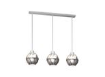 Milagro Led Lampadario A Sospensione Como ML573 Argento, Metallo
