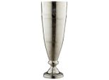 Ambia Home Bodenvase, Nickel, Metall, konisch, 54 cm, zum Stellen, auch für frische Blumen geeignet, Dekoration, Vasen, Bodenvasen