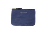 Comme des Garcons Portemonnaies - Blue Leather Wallet - Gr. unisize - in Grün - für Damen