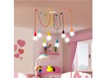 Lampada A Sospensione Spider Pendente Lampada Sospensione E27 Lampadario A Soffitto Per Soggiorno, Cucina, Sala Da Pranzo, Camera Da Letto, Studio, Ufficio (8 Teste)