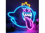 Ghost Neon Luce Decorazione Luci Al Neon Segno Di Gioco Al Neon, Led Neon Segno Decorazione Della Parete Per Sala Giochi Camera Da Letto Parete Bar Festa Regali Decorazione
