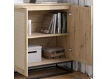 Vicco Cassettiera Natal, 92 X 92.5 Cm Con 2 Porte, Rovere