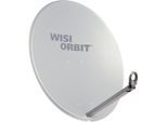 Antenna Parabolica Attiva 75Cm Grigia Wisi Oa38G