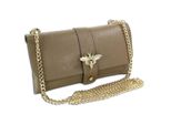 Toscanto Borsa In Pelle A Tracolla Frizione Taupe Beige OTTM803SN