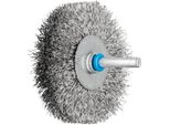 Spazzola Per Ruote Rbu 7015/6 Inox 0,30 D.70Mm 6Mm Spessore Filo 0,3Mm Va 15Mm 15000Min-¹