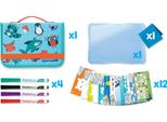 Maped 969310 Maped Set Da Colorare Per Viaggi Creativi Travel Board, 19 Pezzi