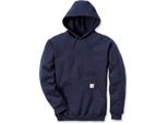 Carhartt Felpa Con Cappuccio K121, Colore:Blu Navy, Taglia:M