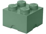 Room Copenhagen Lego Storagge Brick 4 - Contenitore - Verde - Quadrato - Polipropilene (Pp) - Unicolore - 250 Mm