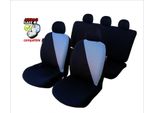 SB633 - Set Di Coprisedili, Per Veicoli Con O Senza Airbag Laterale, Nero, Grigio