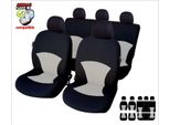 SB629 - Set Di Coprisedili, Per Veicoli Con O Senza Airbag Laterale, Nero, Grigio