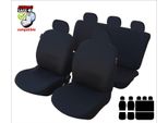 SB623 - Set Di Coprisedili, Per Veicoli Con O Senza Airbag Laterale, Nero