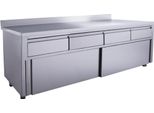 Armadio Ad Ante Scorrevoli Saro Con 4 Cassetti E Alzatina, 1800X700Mm