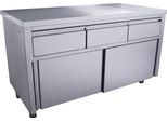 Armadio Ad Ante Scorrevoli Saro Con 3 Cassetti, 1600X700Mm