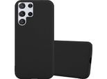 Cadorabo Custodia Per Samsung Galaxy S22 Ultra Custodia Protettiva In Nero Custodia Per Cellulare Tpu Custodia In Silicone Cover