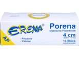Erena Porena Benda Elastica Di Fissaggio 4 Cm X 4 M Per Il Fissaggio Di Medicazioni Per Ferite, 10 Pezzi. Benda