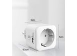 Presa Intelligente Wifi Wi-Fi Wlan Presa Intelligente Plug Alexa Google Home Google Assistant Siri Smart Home 2.4Ghz
