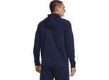 Under Armour Ua Armour Fleece Fz Felpa Con Cappuccio-Nvy - Xl