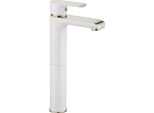 Rubinetto Da Lavabo Rea Bloom White Gold High