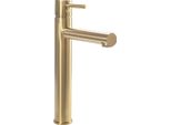 Rubinetto Da Lavabo Rea Tess Brush Gold High