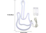 Usb A Batteria Chitarra Led Luce Al Neon Da Parete, Segno Al Neon Luci Notturne Segno Al Neon Luce Al Neon Per Bar Partito Gioco Camera Da Letto Decorazione Della Parete, Bambini Compleanno
