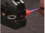 Quadrios 22C452 Capocorda Ad Anello Sezione (Max.)=4,0 Mm² Foro-Ø=5,3 Mm Parzialmente Isolato Nero 1 Set (22C452)