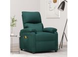 Syfax™ Poltrona Massaggiante Elettrica Verde Scuro In Tessuto