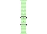 Apple Black Titanium Finish Band Verde Fluoroelastomero, Titanio
