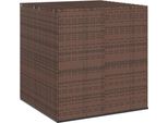 Syfax™ Contenitore Da Giardino In Rattan Pe 100X97,5X104 Cm Marrone