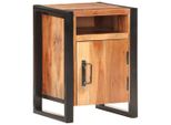 Vidaxl Comodino 40X35X55 Cm In Legno Massiccio Di Acacia Con Finitura In Palissandro - Comodino - Comodini - Comodino In Legno - Comodini In Legno