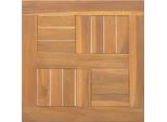 Syfax™ Piano Tavolo Quadrato 40X40X2,5 Cm In Legno Massello Di Teak